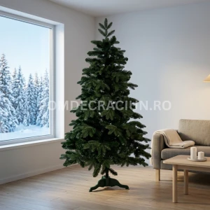 Brad Artificial Bristol 150 cm, Aspect Natural 3D, Asamblare Rapidă